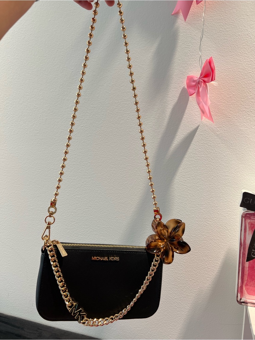 Michael Kors Jet Black SM Pouchette - Picture 10 of 10